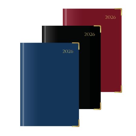 U. 2026 Luxury A4 Hardback Page a Day Half Page Weekends Diary