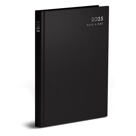 U. 2025 A4 Hardback Page a Day Half Page Weekends Diary