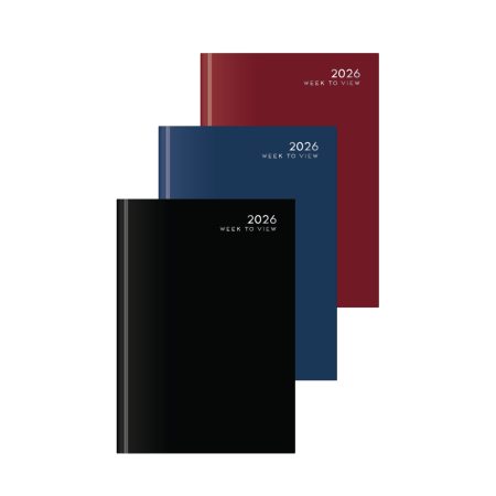 U. 2026 A5 Hardback Week To View Diary