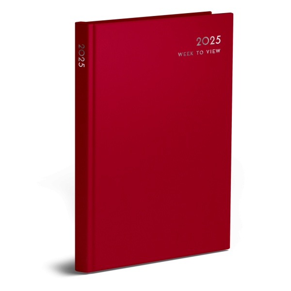 U. 2025 A5 Hardback Week to View Diary